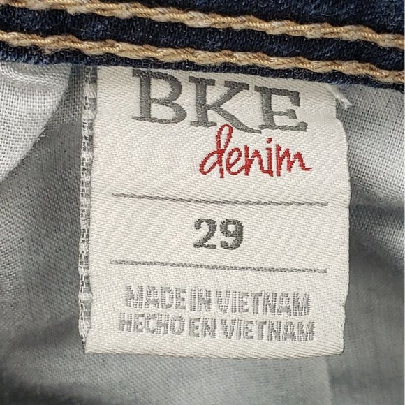 BKE Buckle ~ Women's Boot Stretch ~ Dakota Dark Wash Embroidered ~ Sz 29 - Picture 14 of 15